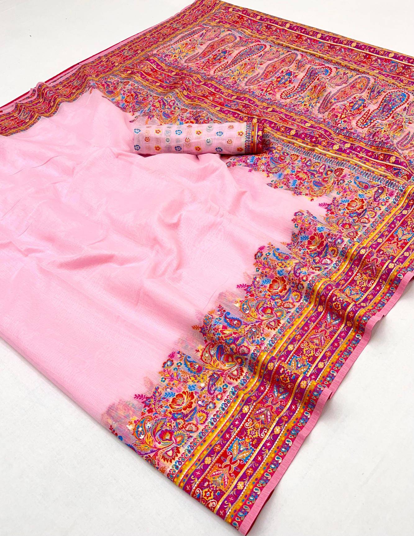 Rajtex pure pashmina Saree mumbai with price 