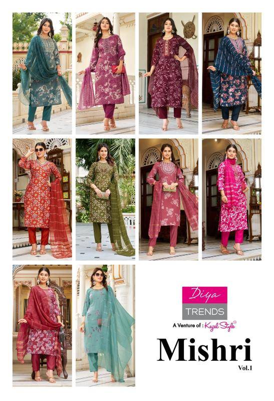 Diya trends mishri vol.1 Kurti suppliers in surat