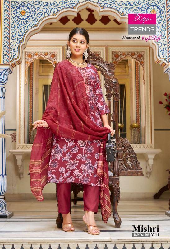 Diya trends mishri vol.1 Kurti suppliers in surat