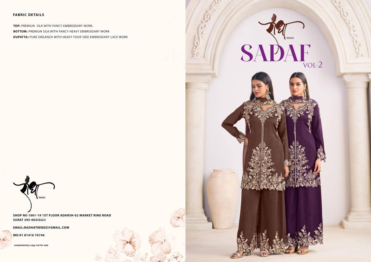 Shorya radha trendz sadaf vol 2 original pakistani suits in delhi wholesale