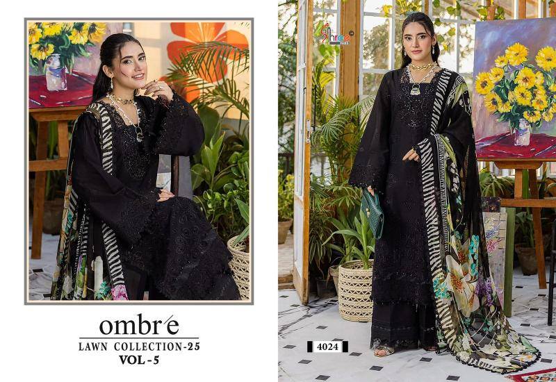Shree fab ombre lawn collection vol 5 pakistani suits wholesale dealers in delhi