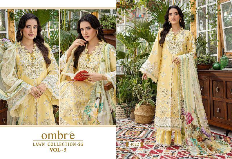 Shree fab ombre lawn collection vol 5 pakistani suits wholesale dealers in delhi