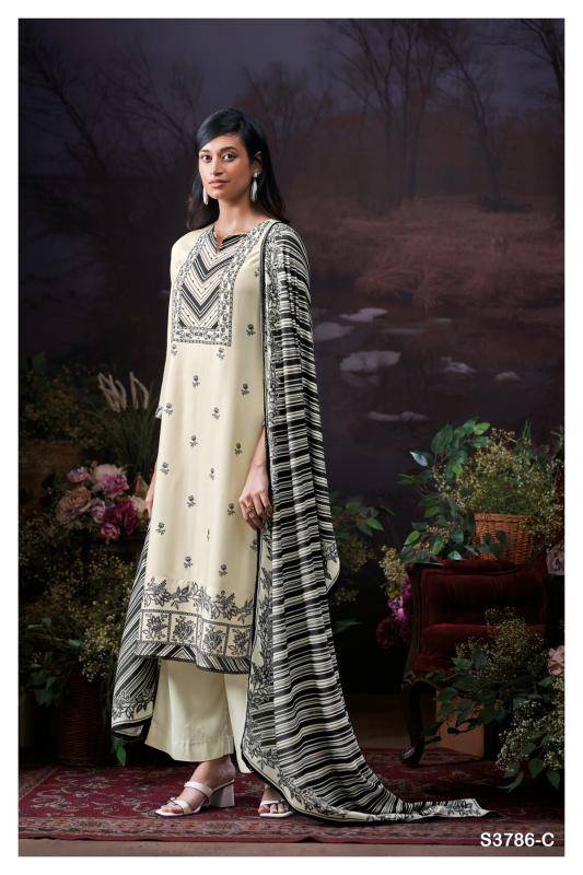 Ganga eleanor 3786 Wholesale dress material supplier in Surat