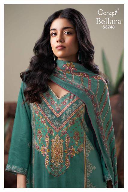 Ganga bellara 3748 Surat dress material online shopping