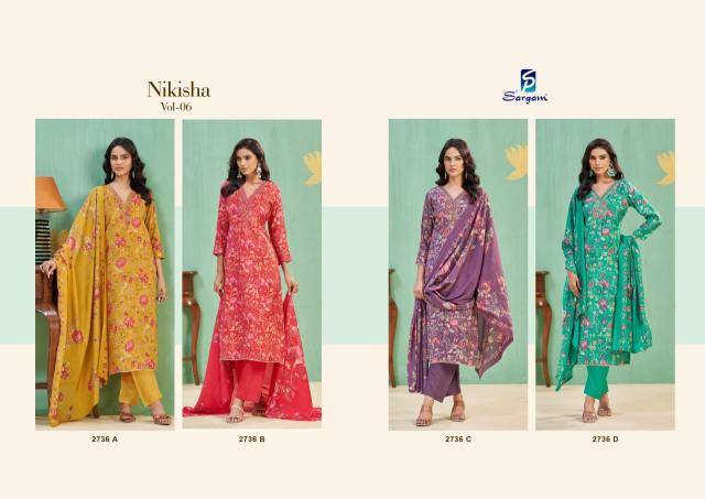 Sargam nikisha vol 6 Surat dress material online wholesale