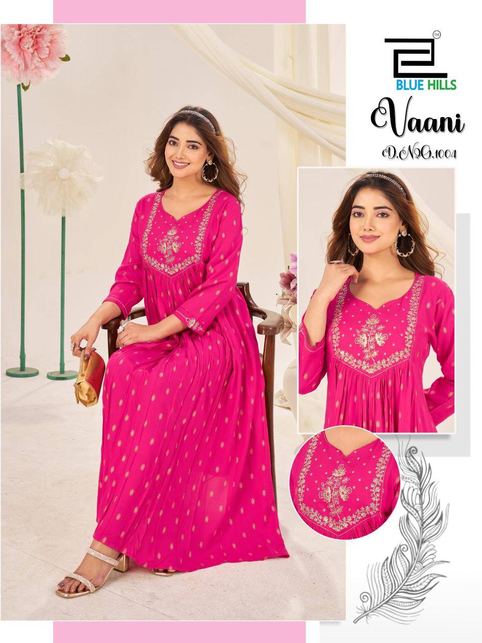 Blue hills vaani Kurti manufacturers in Kolkata 