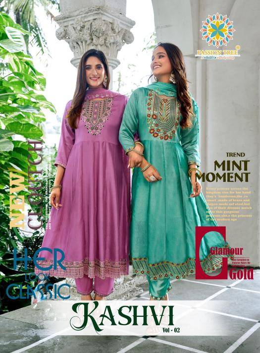 Passion tree kashvi vol 2 Wholesale Kurti manufacturers in Kolkata