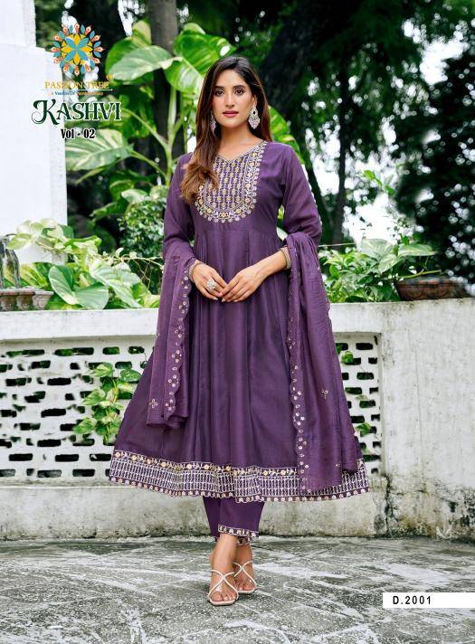 Passion tree kashvi vol 2 Wholesale Kurti manufacturers in Kolkata