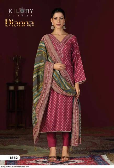 Kilory trends dianna Dress material online shopping