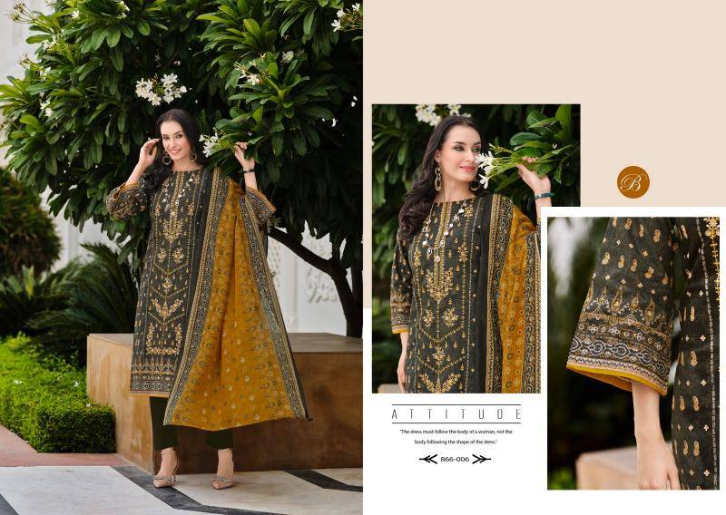Belliza bin saeed vol 8 Designer dress materials wholesale