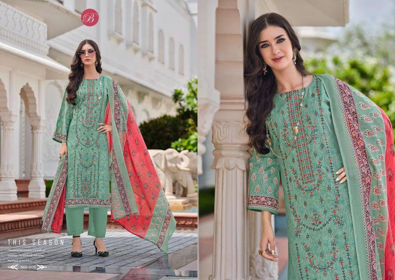 Belliza bin saeed vol 8 Designer dress materials wholesale