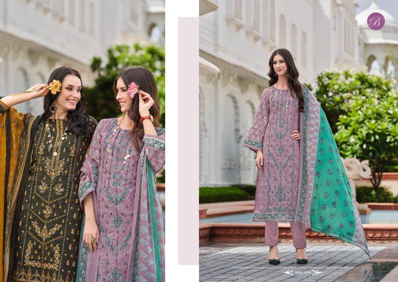 Belliza bin saeed vol 8 Designer dress materials wholesale