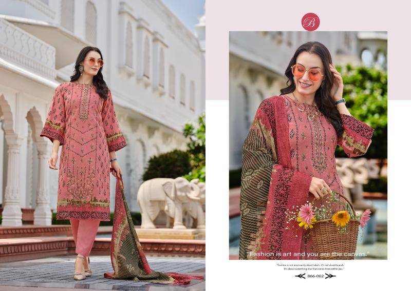 Belliza bin saeed vol 8 Designer dress materials wholesale
