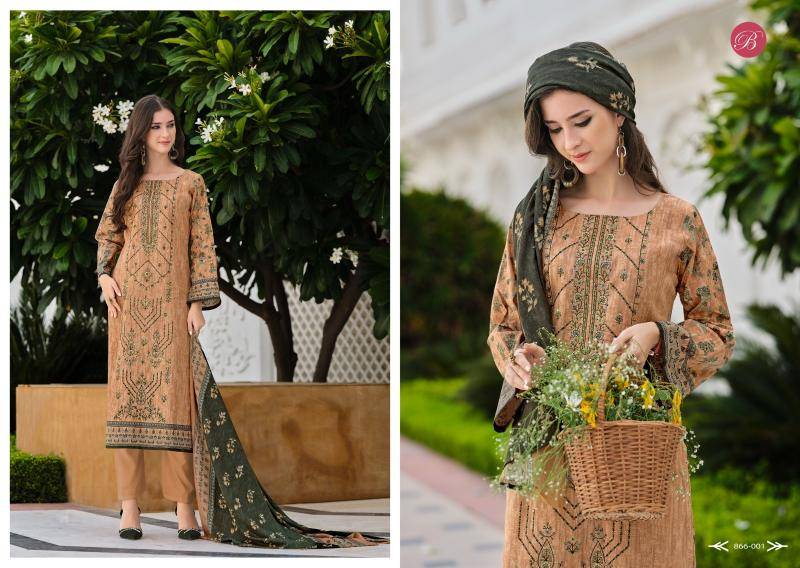 Belliza bin saeed vol 8 Designer dress materials wholesale