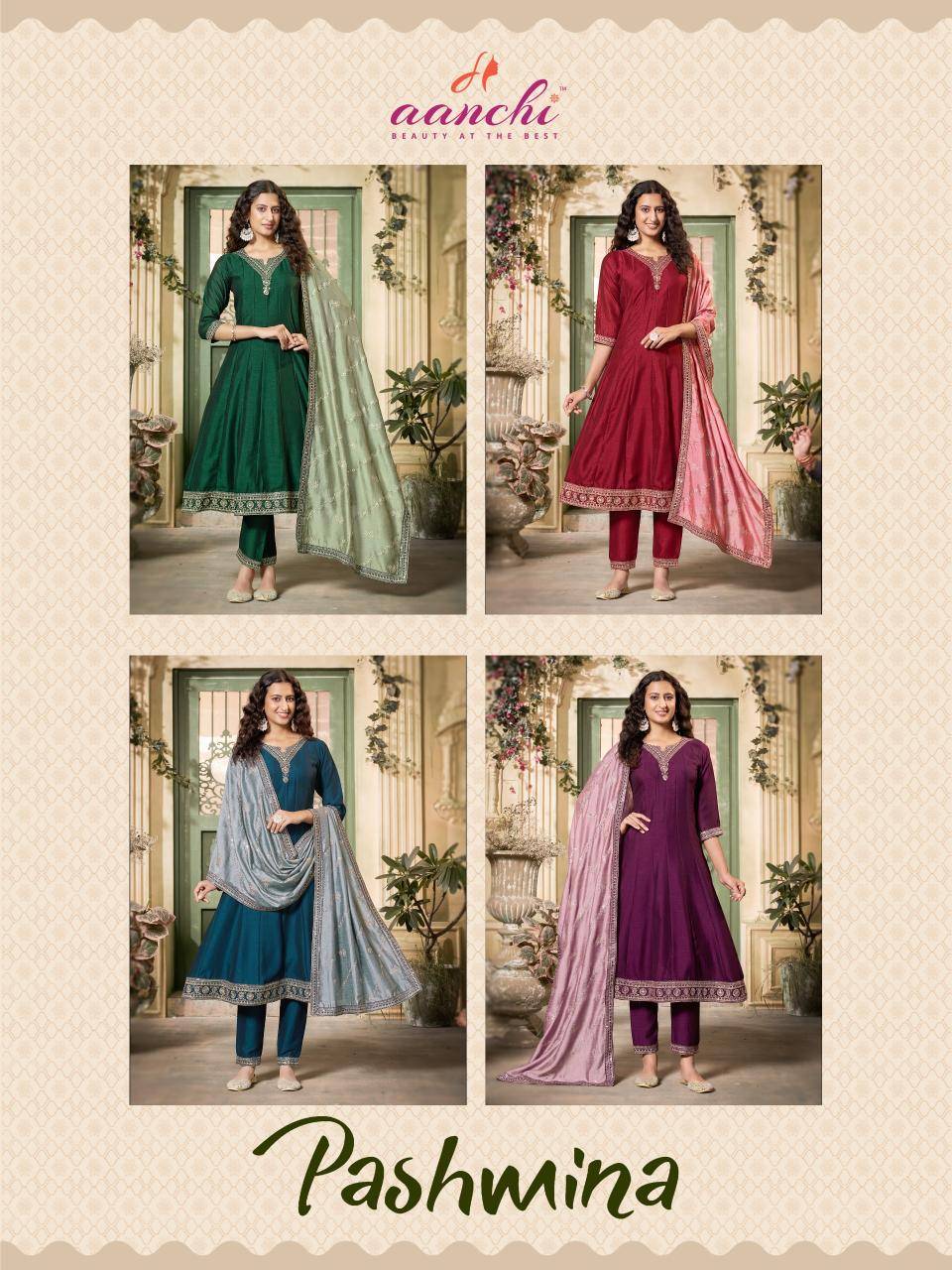 Aanchi pashmina flair Kurti distributors in India