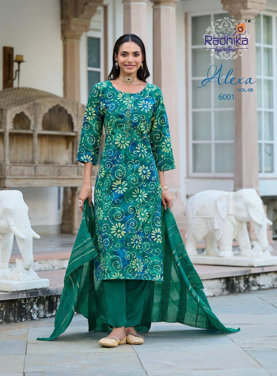 Radhika lifestyle alexa vol 6 Kurti wholesalers in Delhi