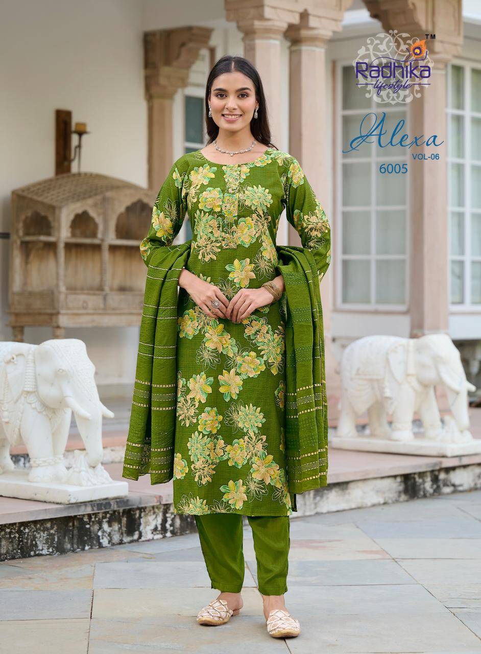 Radhika lifestyle alexa vol 6 Kurti wholesalers in Delhi