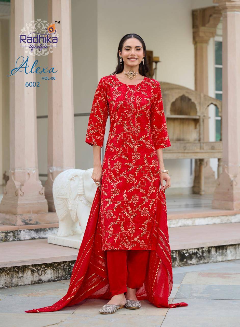 Radhika lifestyle alexa vol 6 Kurti wholesalers in Delhi