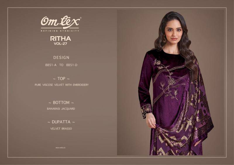 Omtex ritha vol 27 Wholesale dress material suppliers