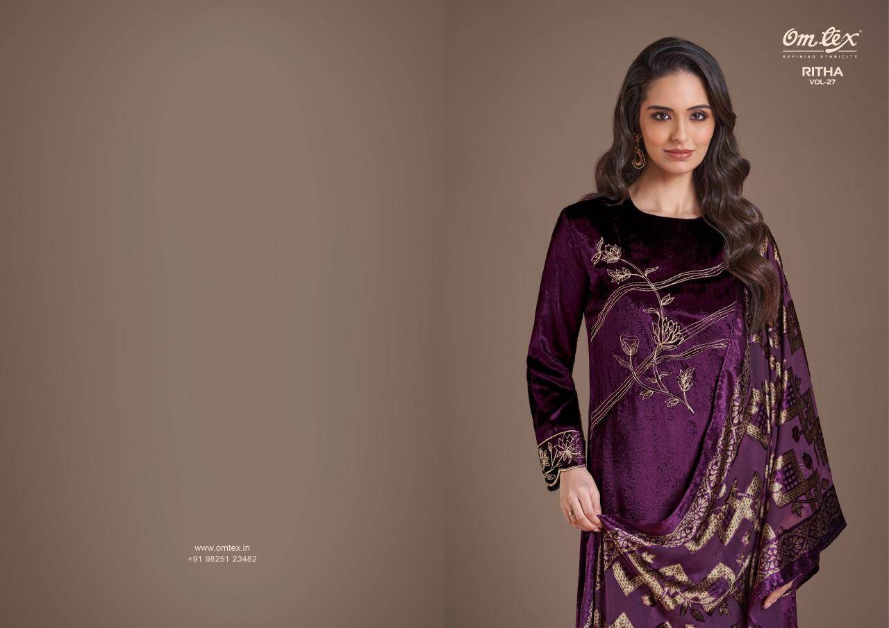 Omtex ritha vol 27 Wholesale dress material suppliers