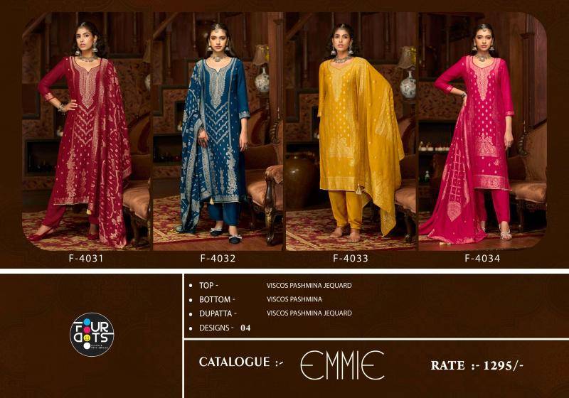 Fourdots emmie Surat dress material wholesalers