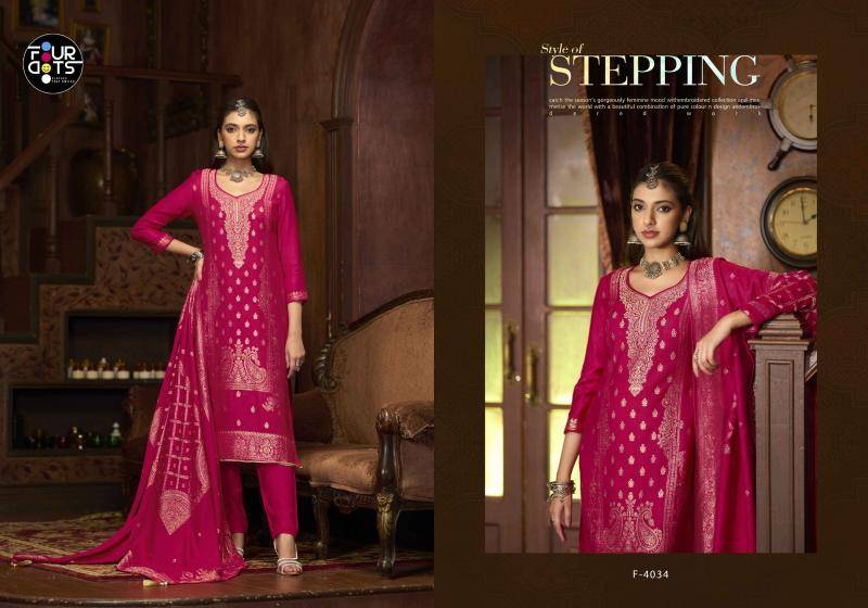 Fourdots emmie Surat dress material wholesalers