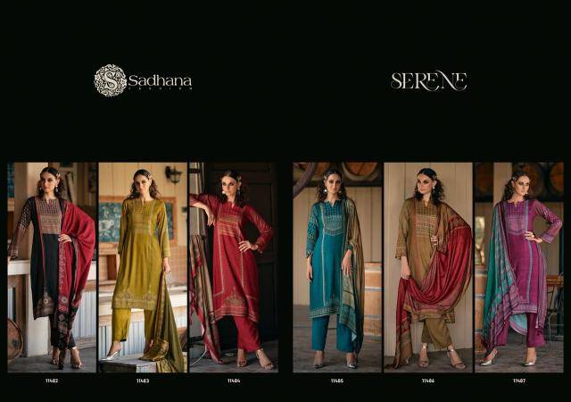 Sadhana fashion serene Designer dress material wholesalers in Surat