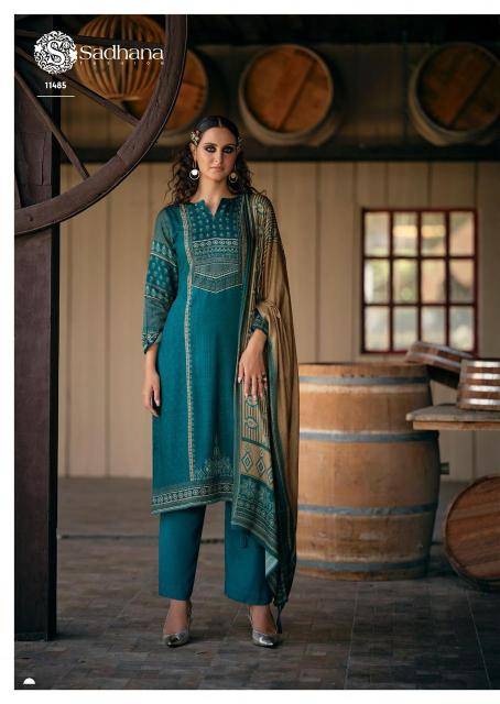 Sadhana fashion serene Designer dress material wholesalers in Surat