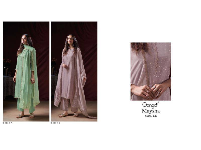 Ganga maysha 3839 Surat dress material online wholesale