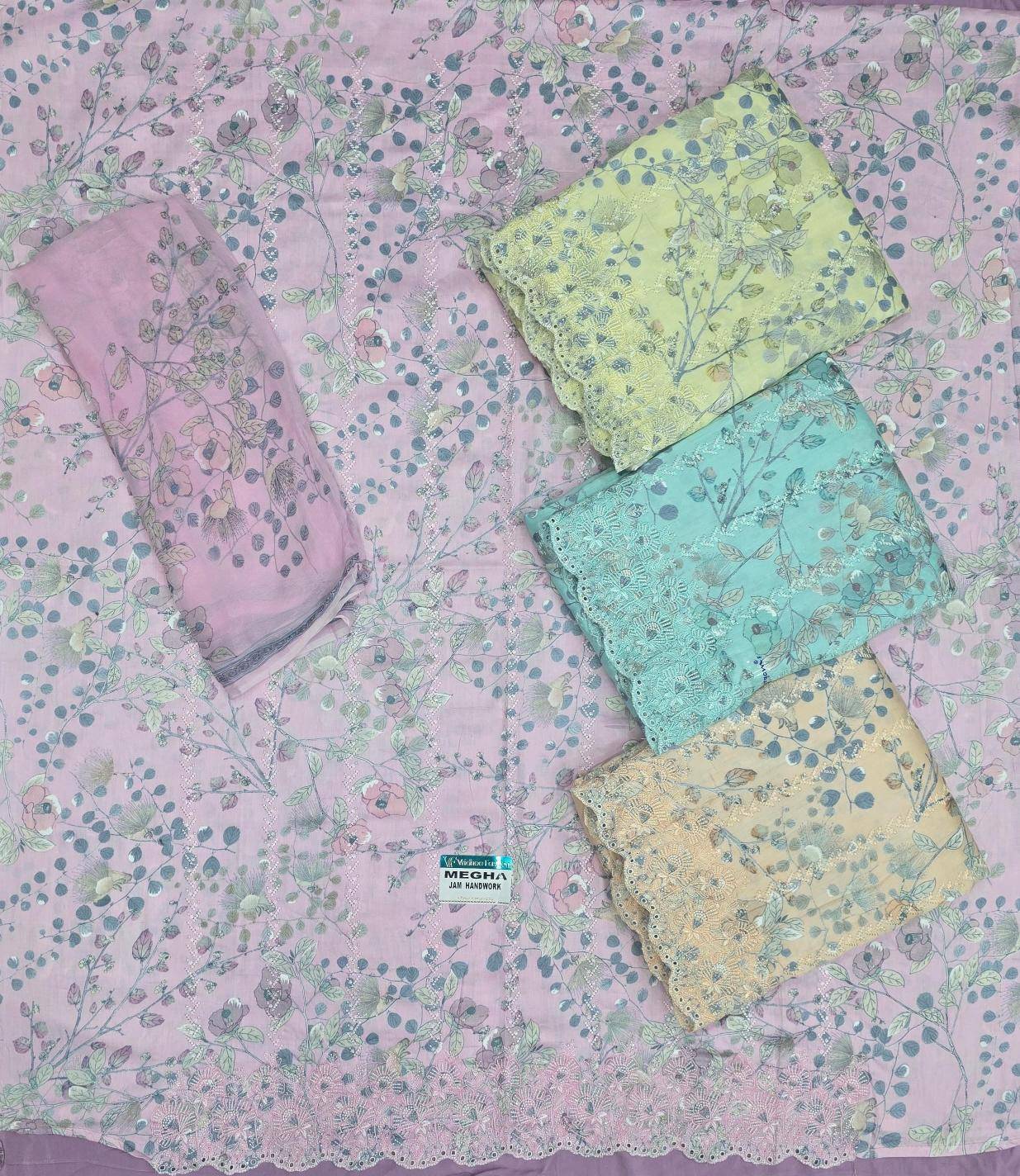 Sargam megha Surat unstitched dress material wholesale