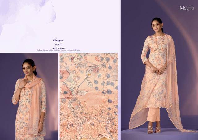 Sargam megha Surat unstitched dress material wholesale