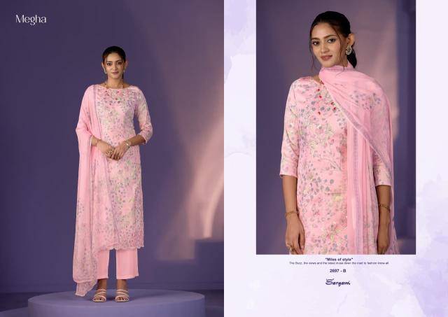 Sargam megha Surat unstitched dress material wholesale