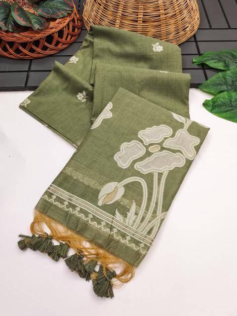 Akshara soft muga cotton Surat saree wholesalers