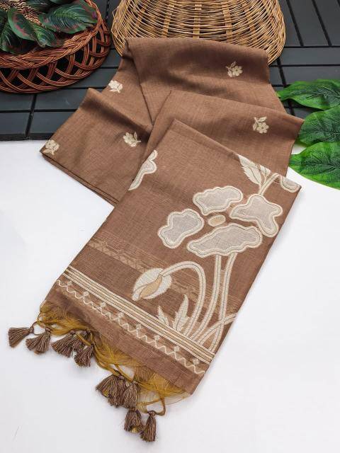 Akshara soft muga cotton Surat saree wholesalers