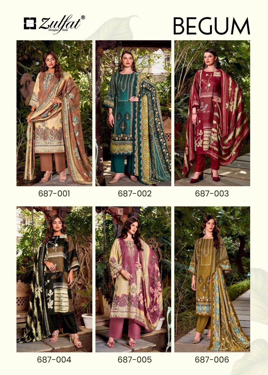 Zulfat begum Dress material manufacturers in India