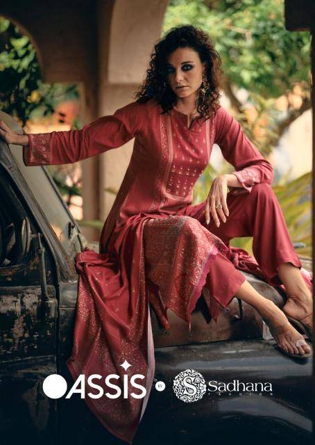 Sadhana assis Designer dress material wholesale