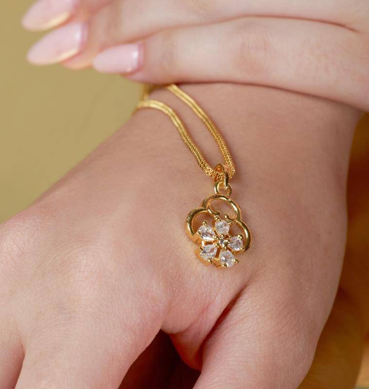 Micro gold chain pendent 17 Imitation jewellery designs