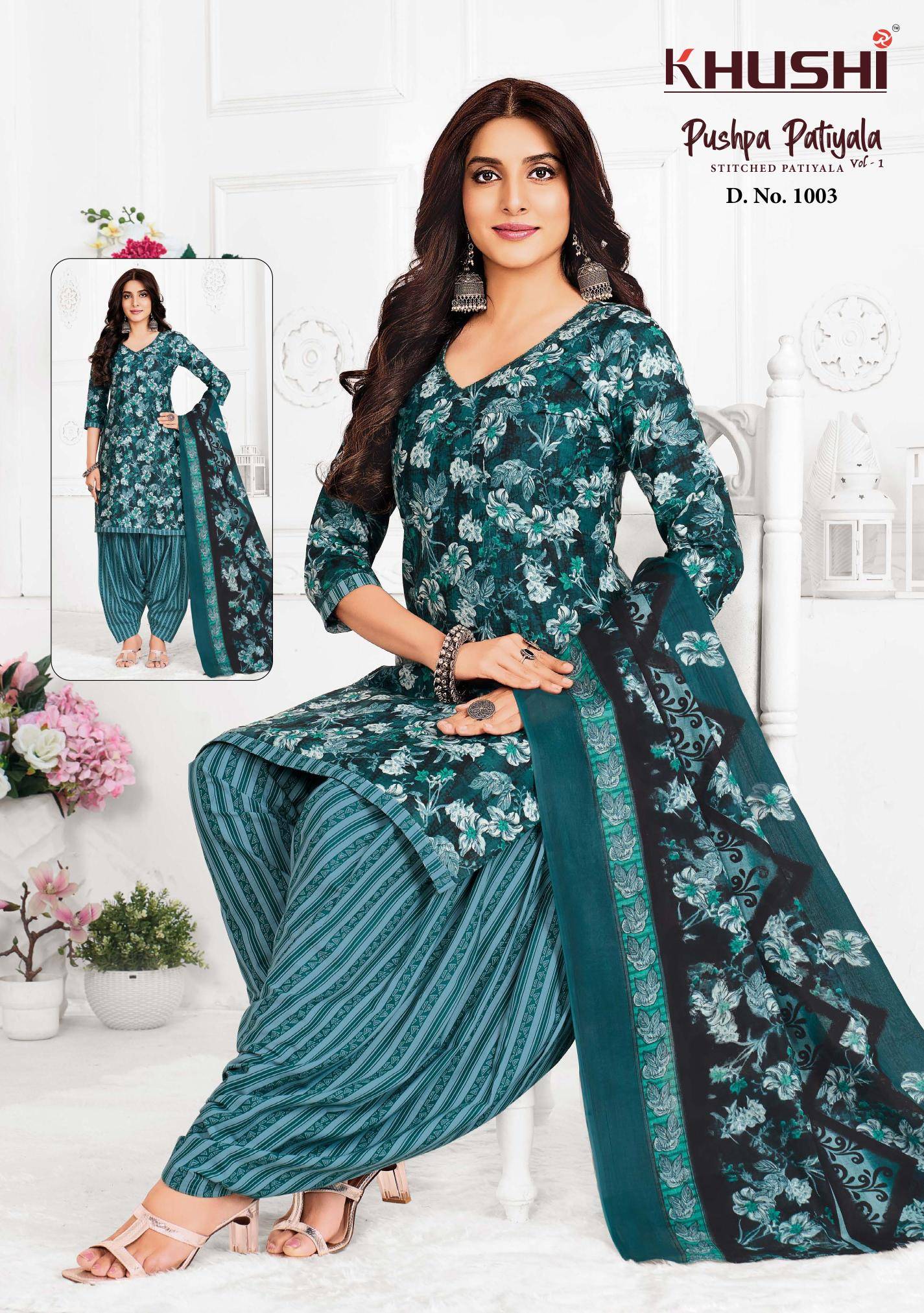 Shorya khushi stitched pushpa patiyala vol-1 Kurti manufacturers in Mumbai