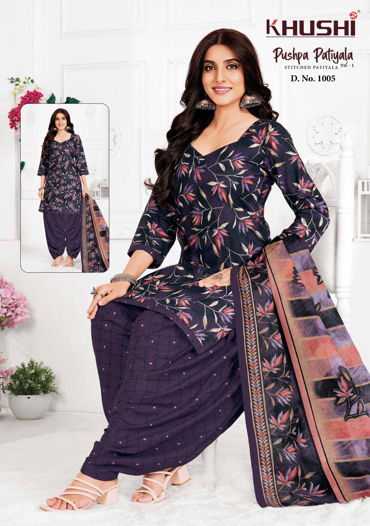 Shorya khushi stitched pushpa patiyala vol-1 Kurti manufacturers in Mumbai