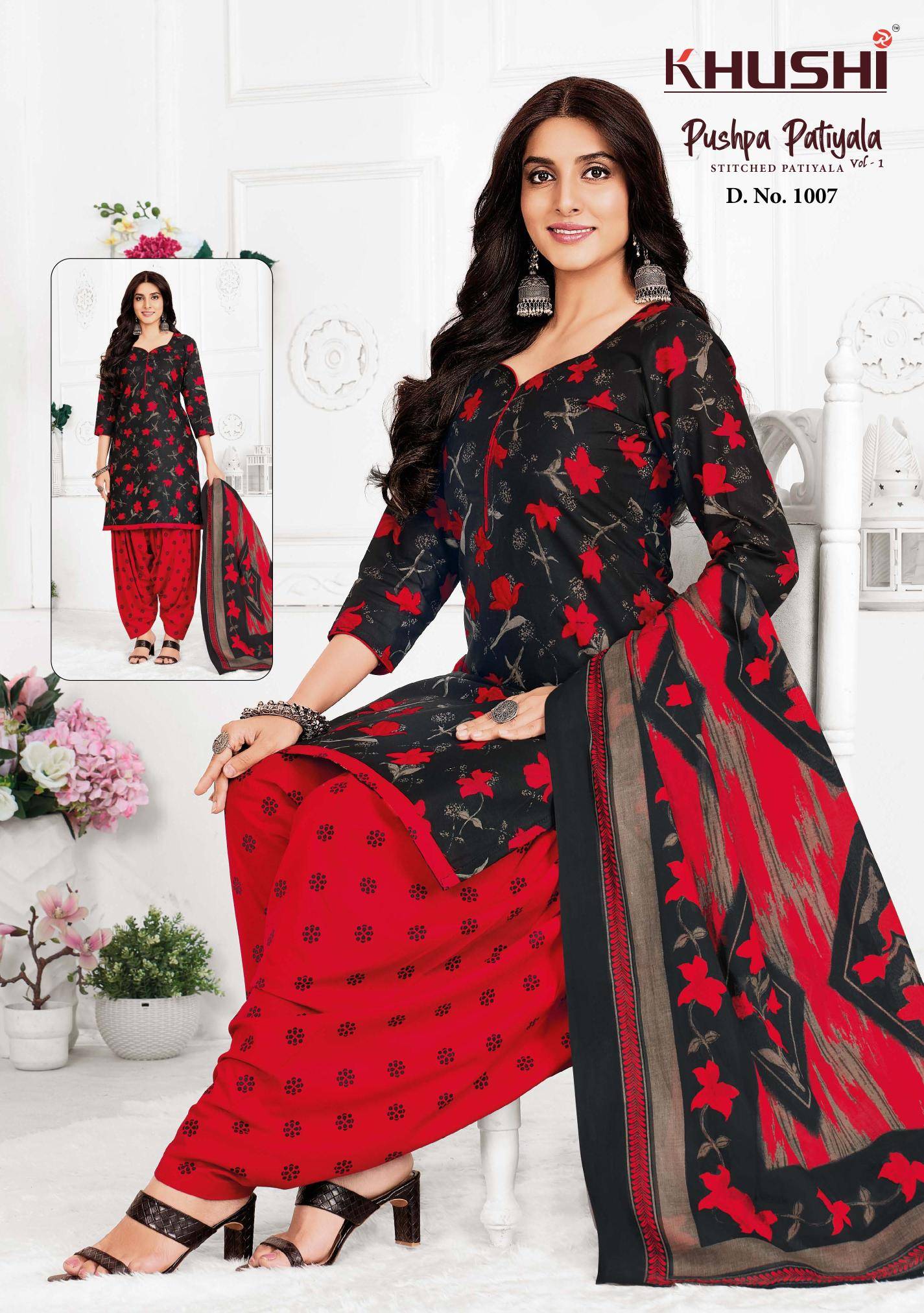 Shorya khushi stitched pushpa patiyala vol-1 Kurti manufacturers in Mumbai