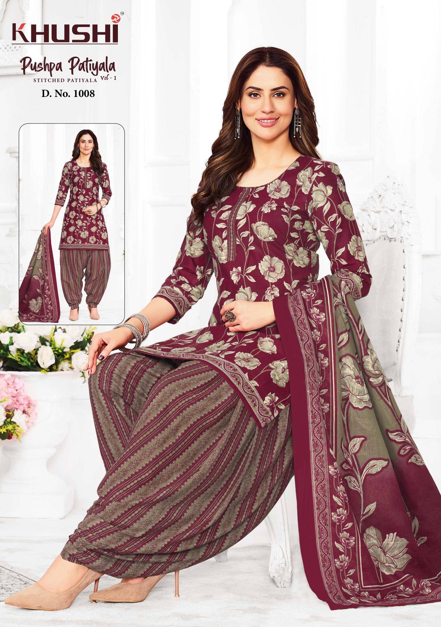 Shorya khushi stitched pushpa patiyala vol-1 Kurti manufacturers in Mumbai