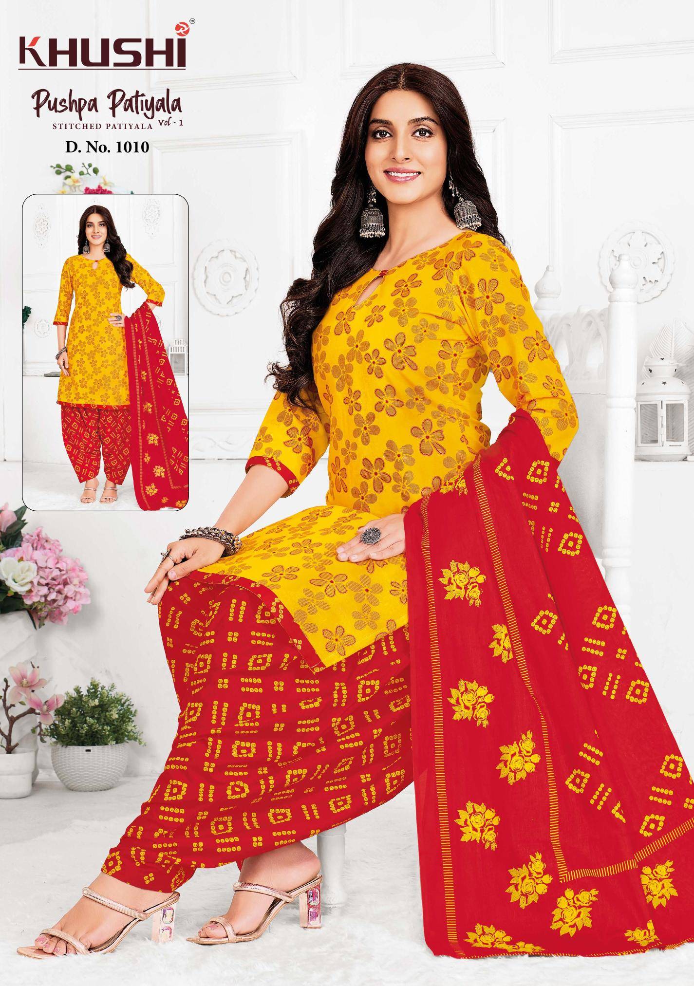 Shorya khushi stitched pushpa patiyala vol-1 Kurti manufacturers in Mumbai