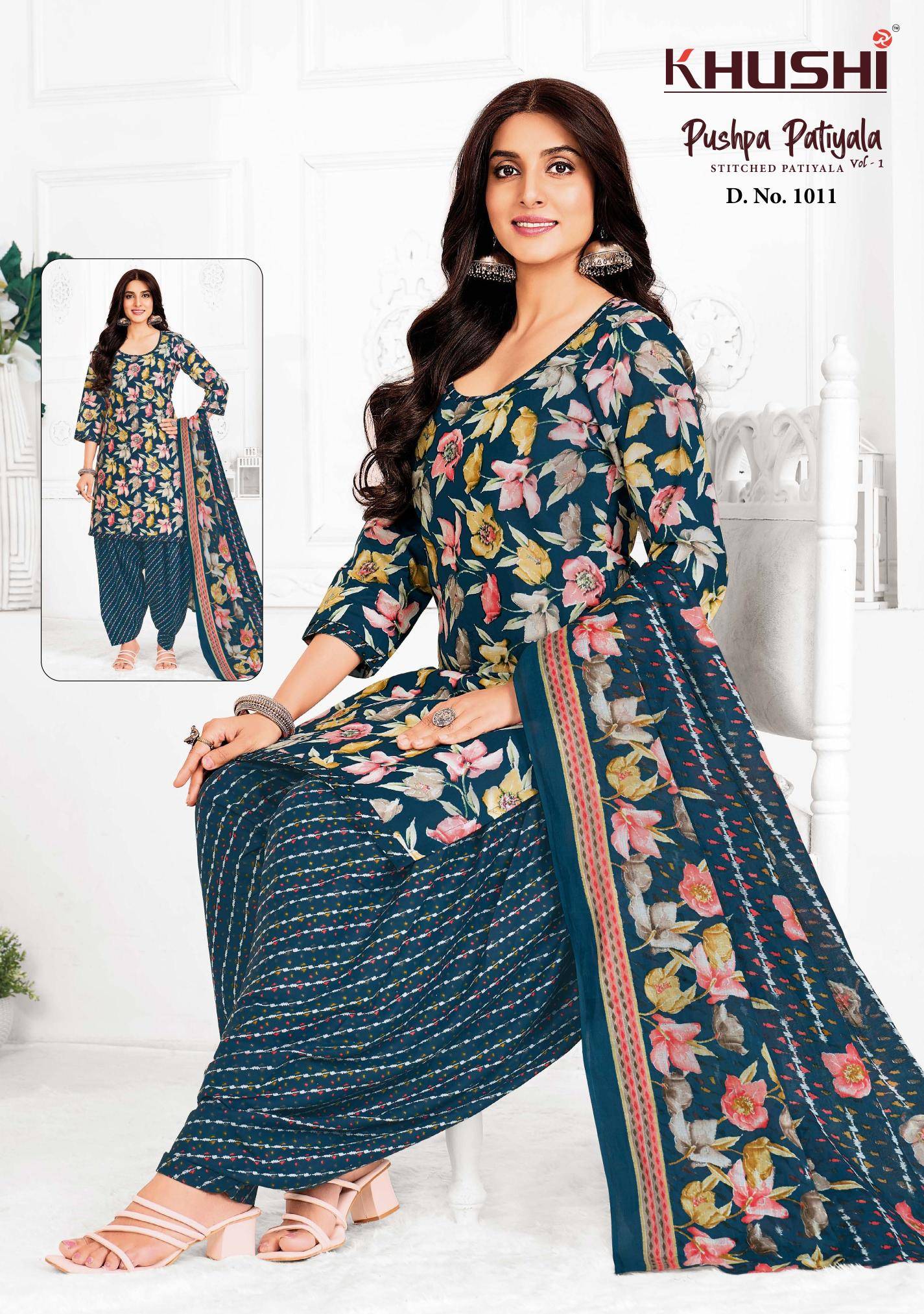 Shorya khushi stitched pushpa patiyala vol-1 Kurti manufacturers in Mumbai