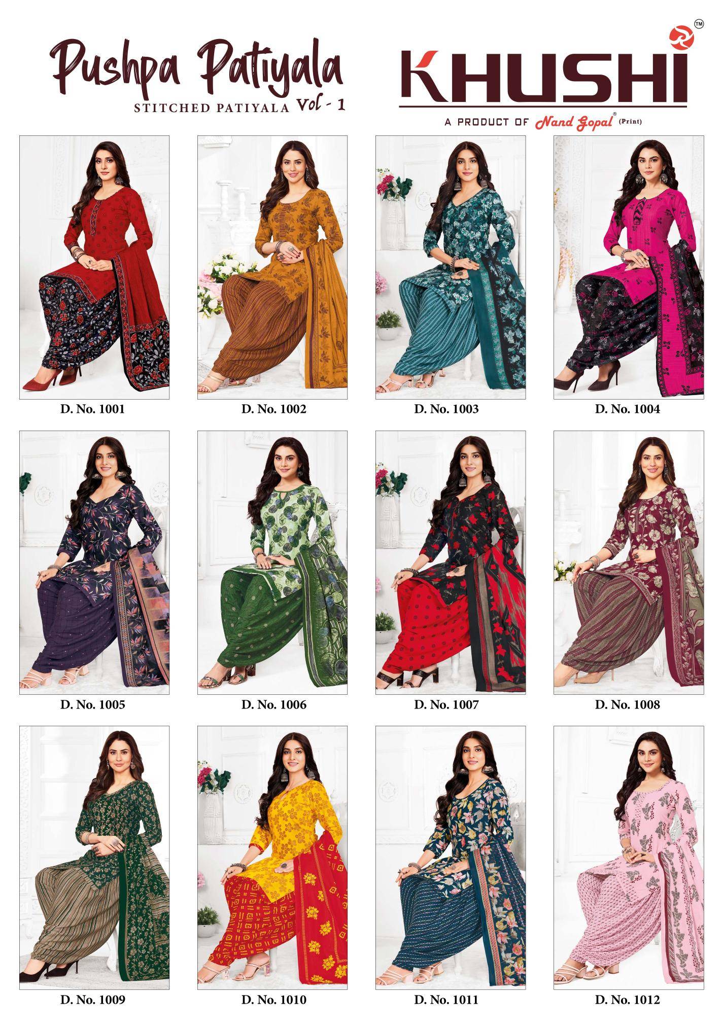 Shorya khushi stitched pushpa patiyala vol-1 Kurti manufacturers in Mumbai