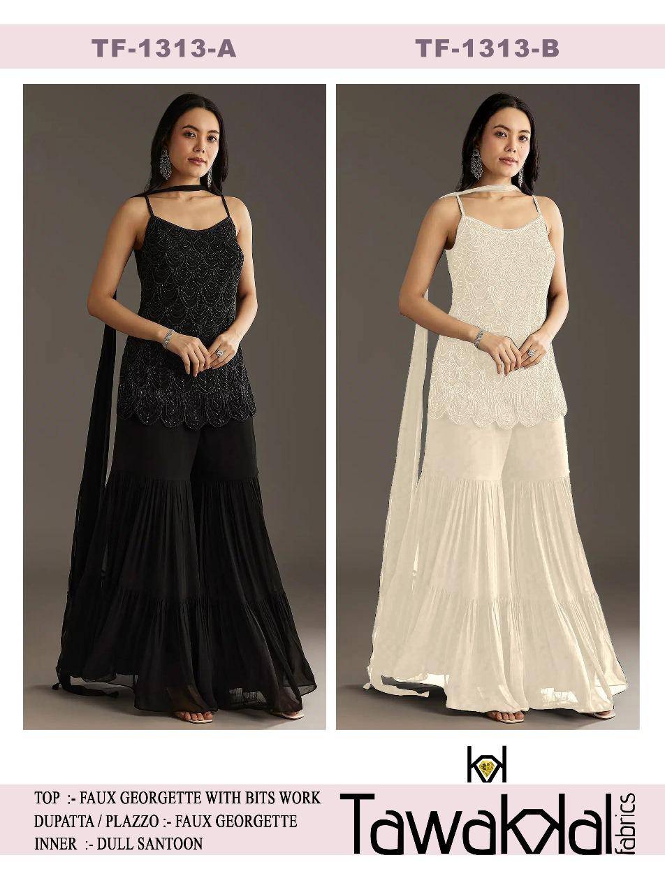 Tf 1313 A And B Faux Georgette  Salwar kameez wholesale shops in Hyderabad
