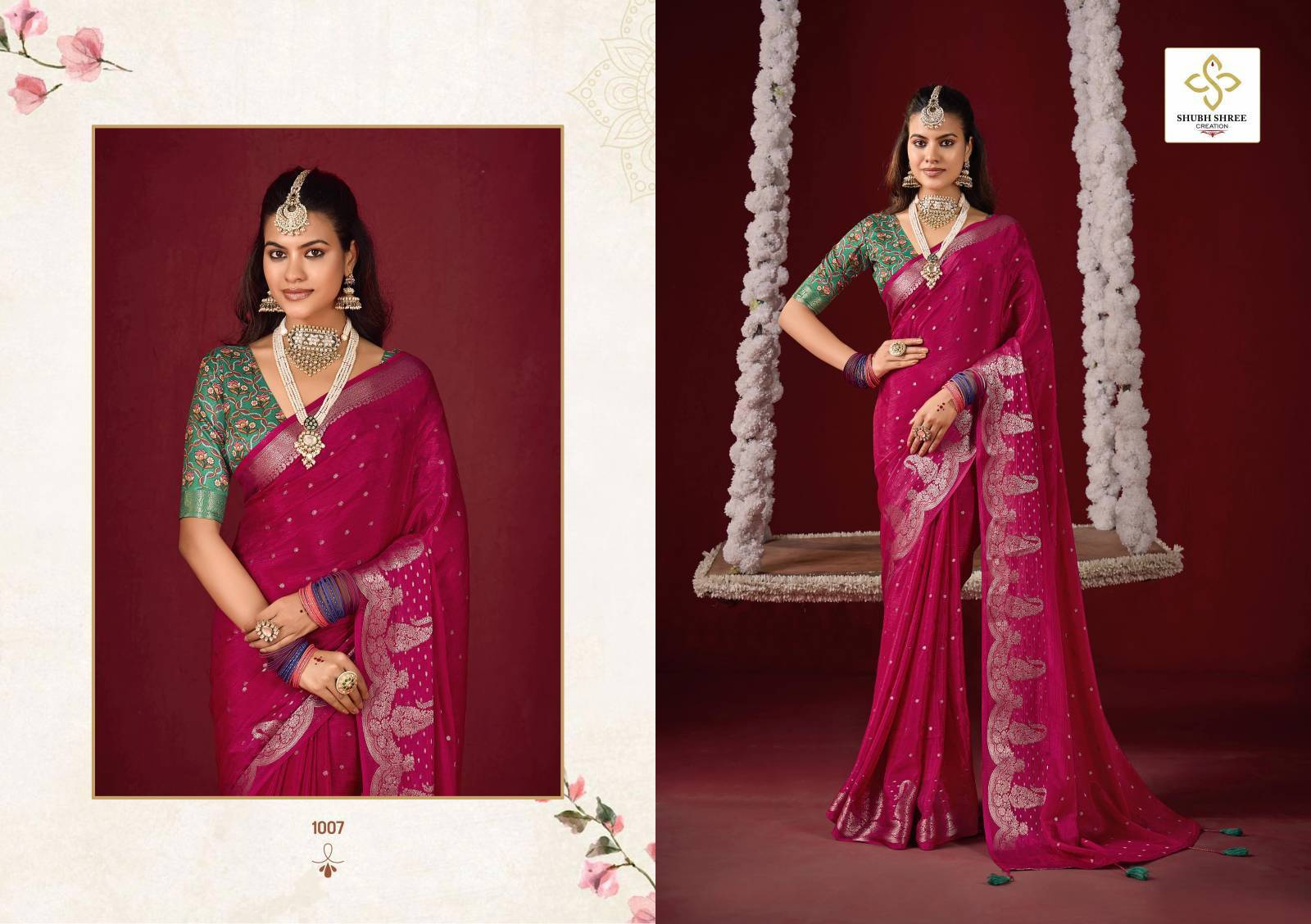 Shubh Shree Tarang saree exporters from India