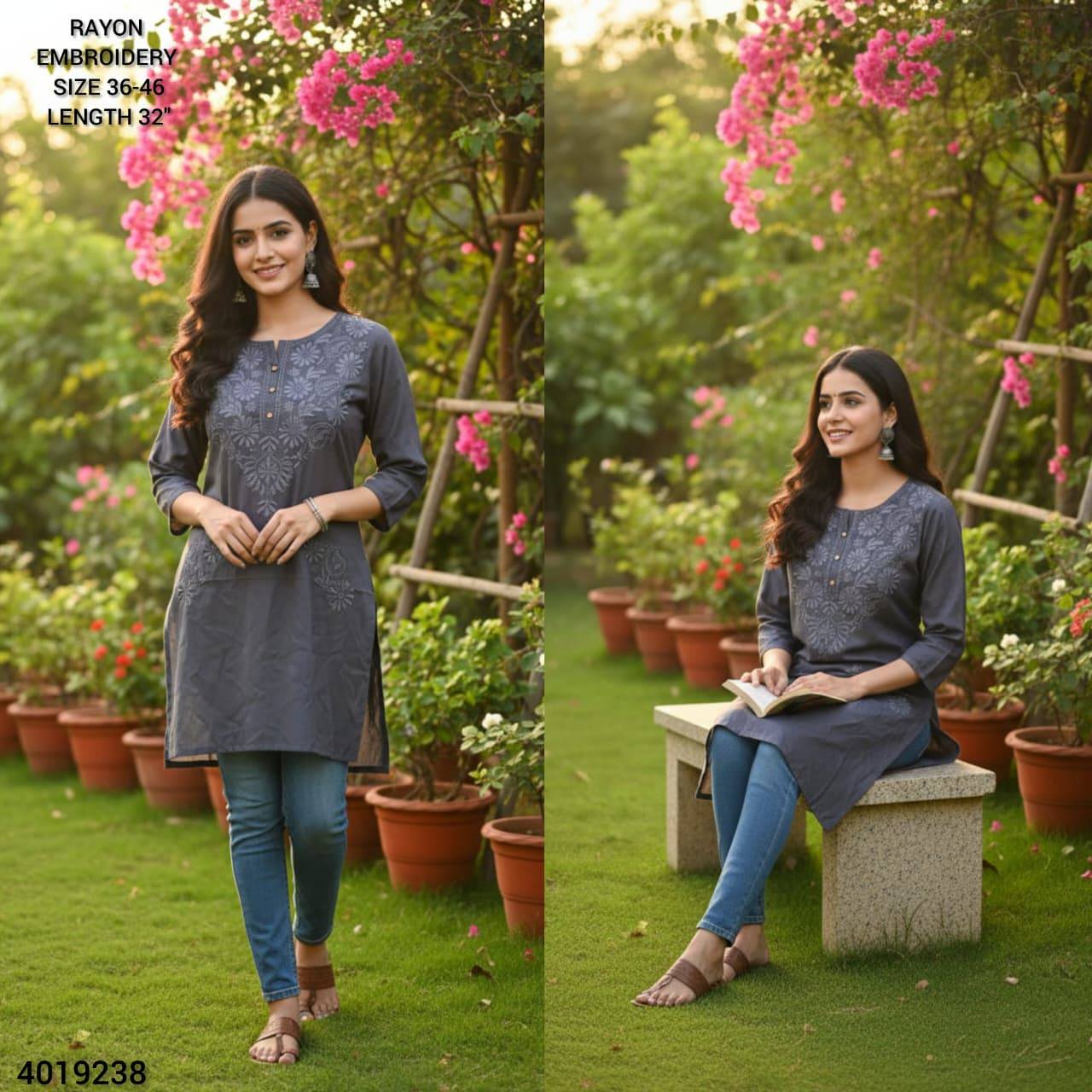Naisha K 365 Rayon Wholesale kurti suppliers