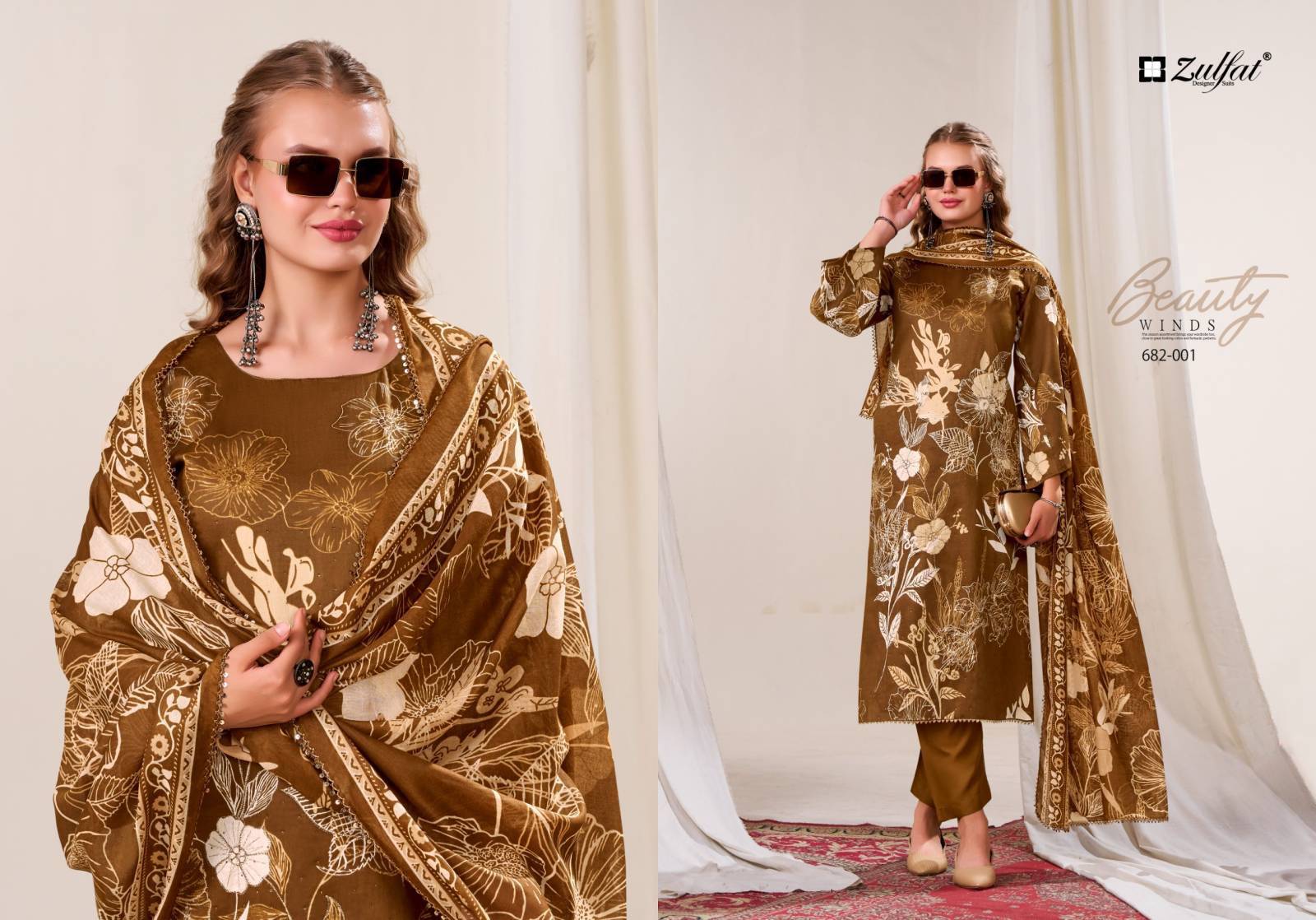 Zulfat Latifa Ladies dress material wholesale