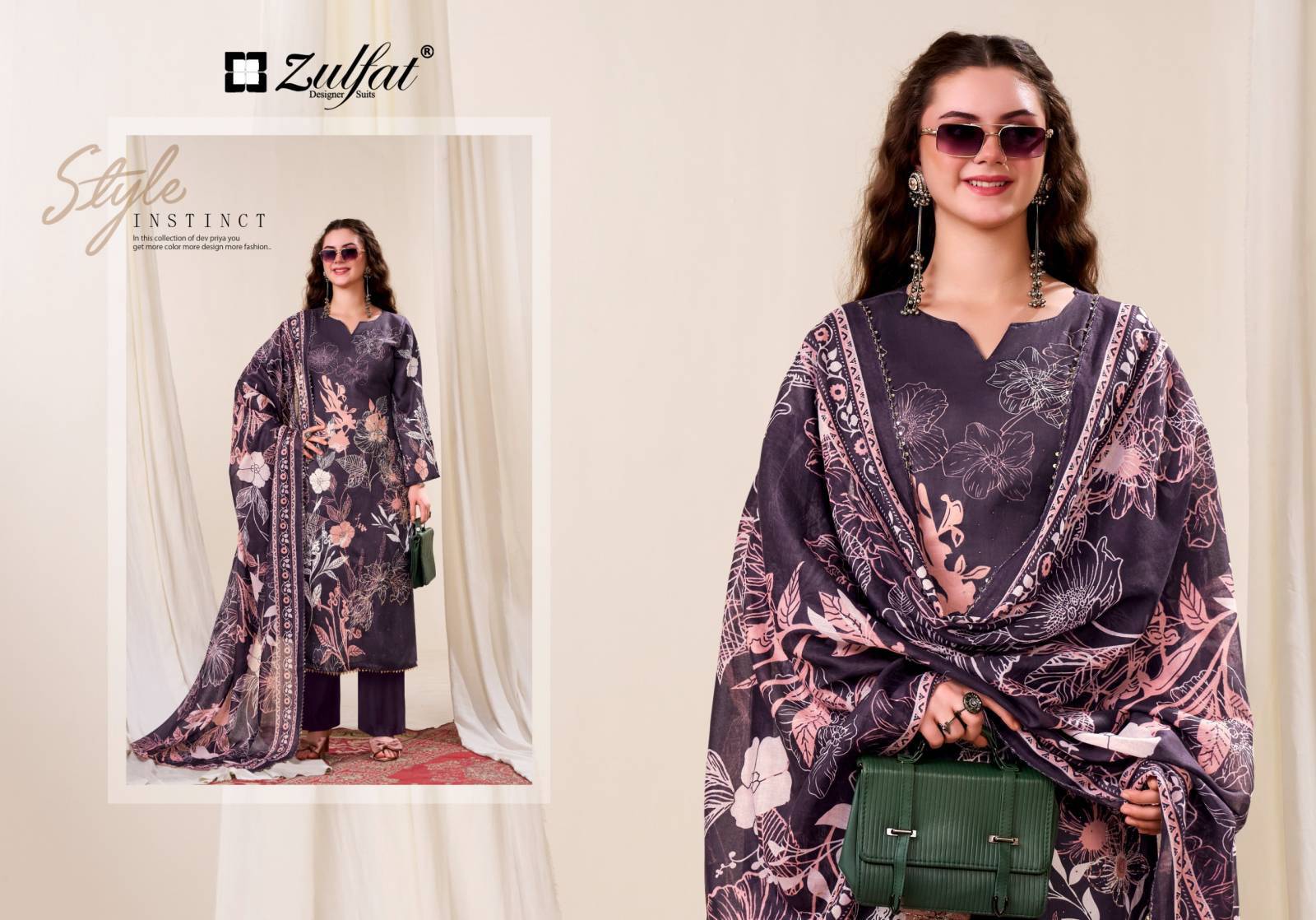 Zulfat Latifa Ladies dress material wholesale