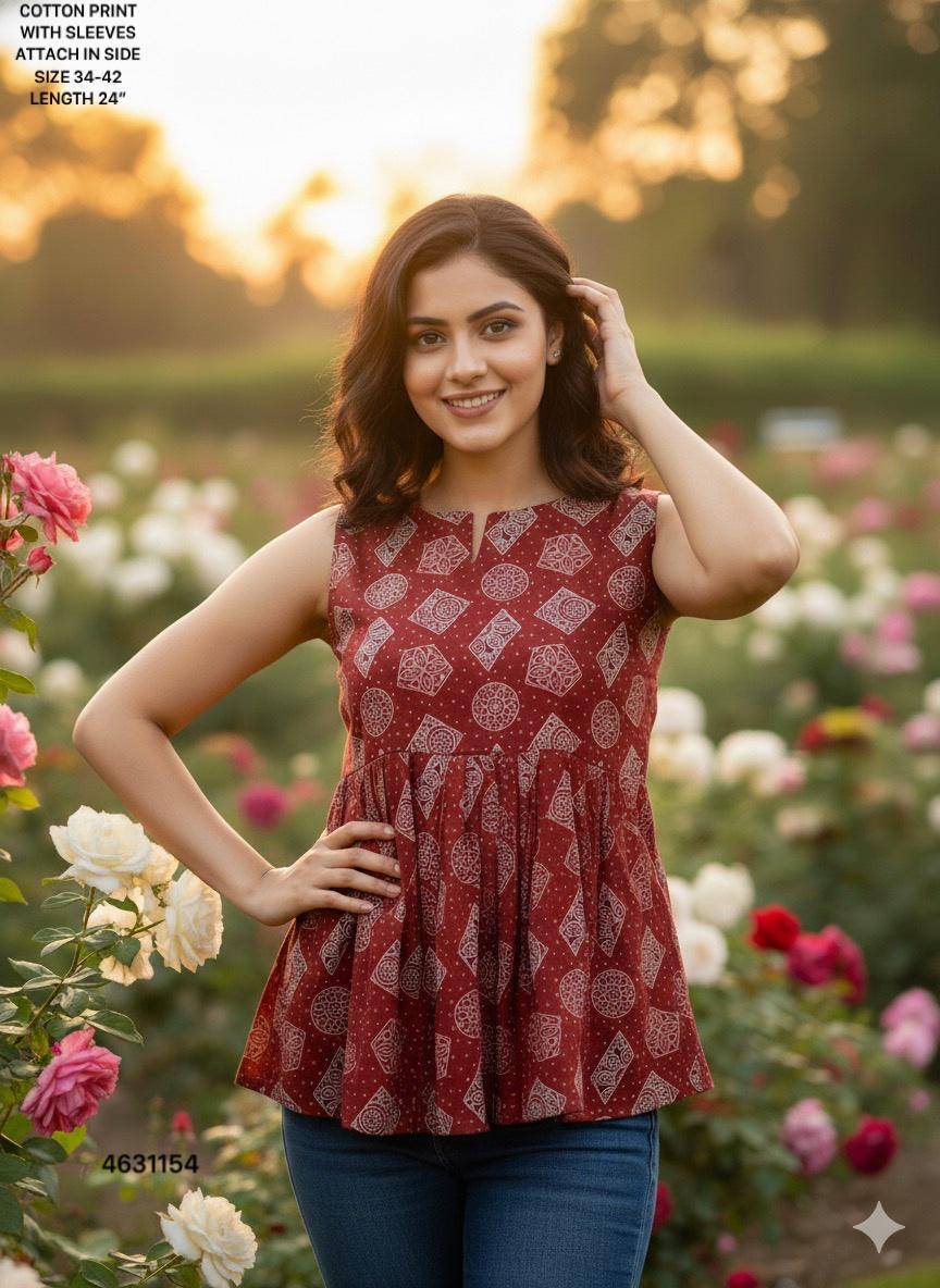 Naisha K 368 Cotton Ladies kurti manufacturers in Hyderabad